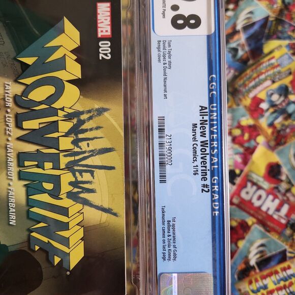 All-new Wolverine #2 CGC graded 9.8 - Picture 5 of 6